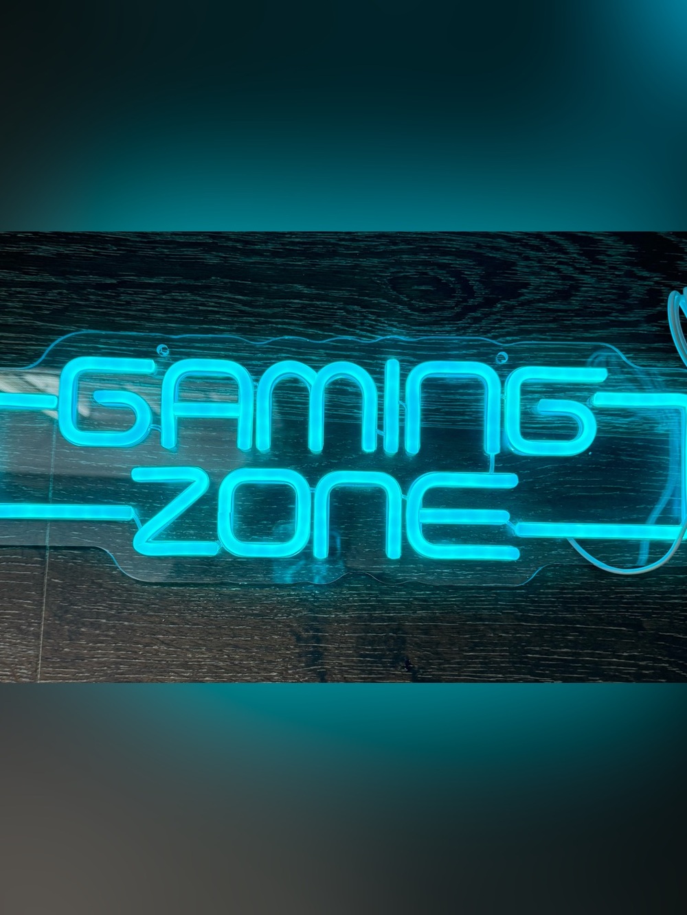 🆕Gaming Zone LED Neon Sign - Blue - 16.75”w x 5.5”h